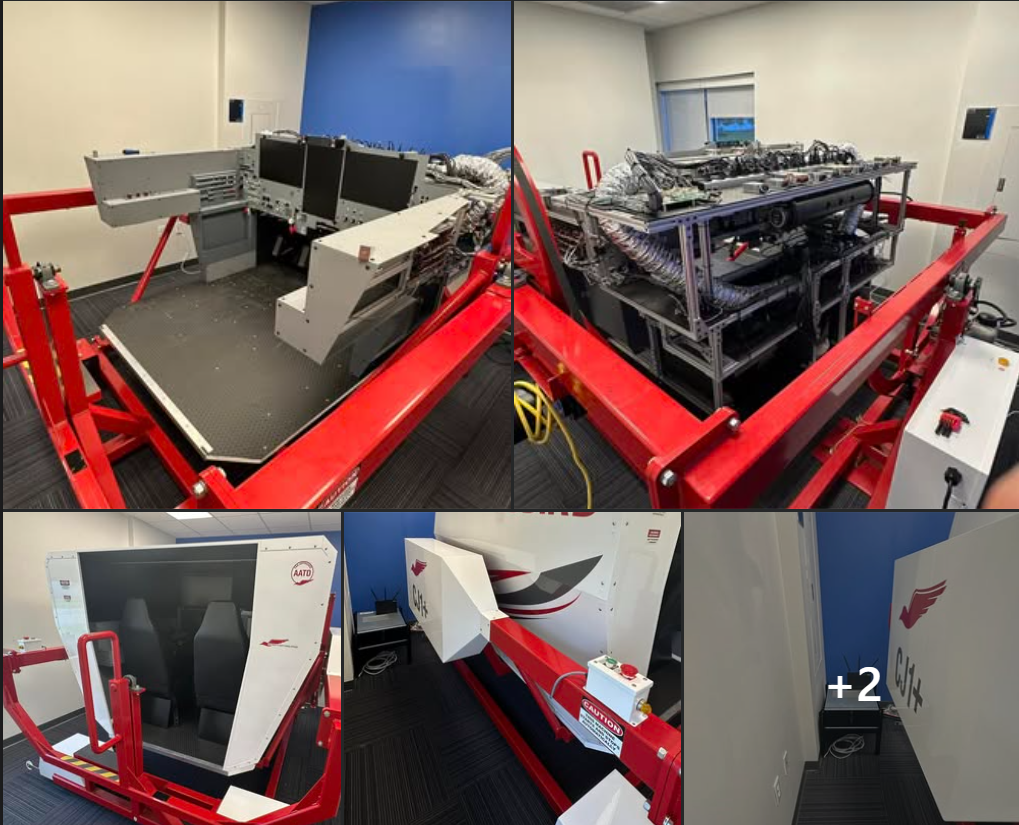 Simulator hardware on red service frames during recommissioning